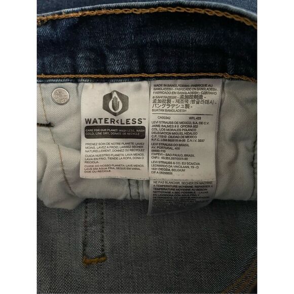 Levi’s 502 Waterless Men’s Jeans | 36x34 (Fits 36x32) | Excellent Condition! - Picture 4 of 6